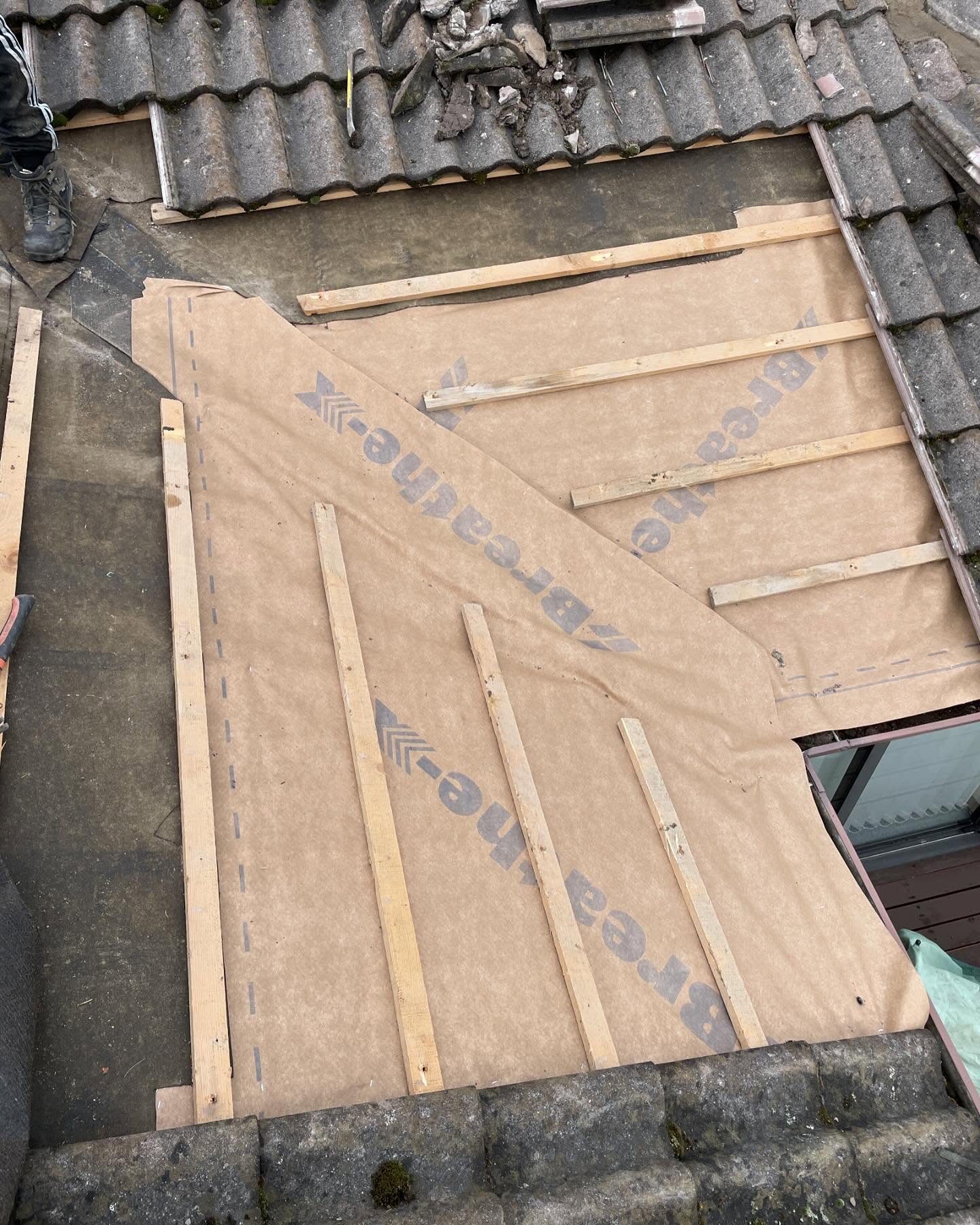 Roof installation project Dublin