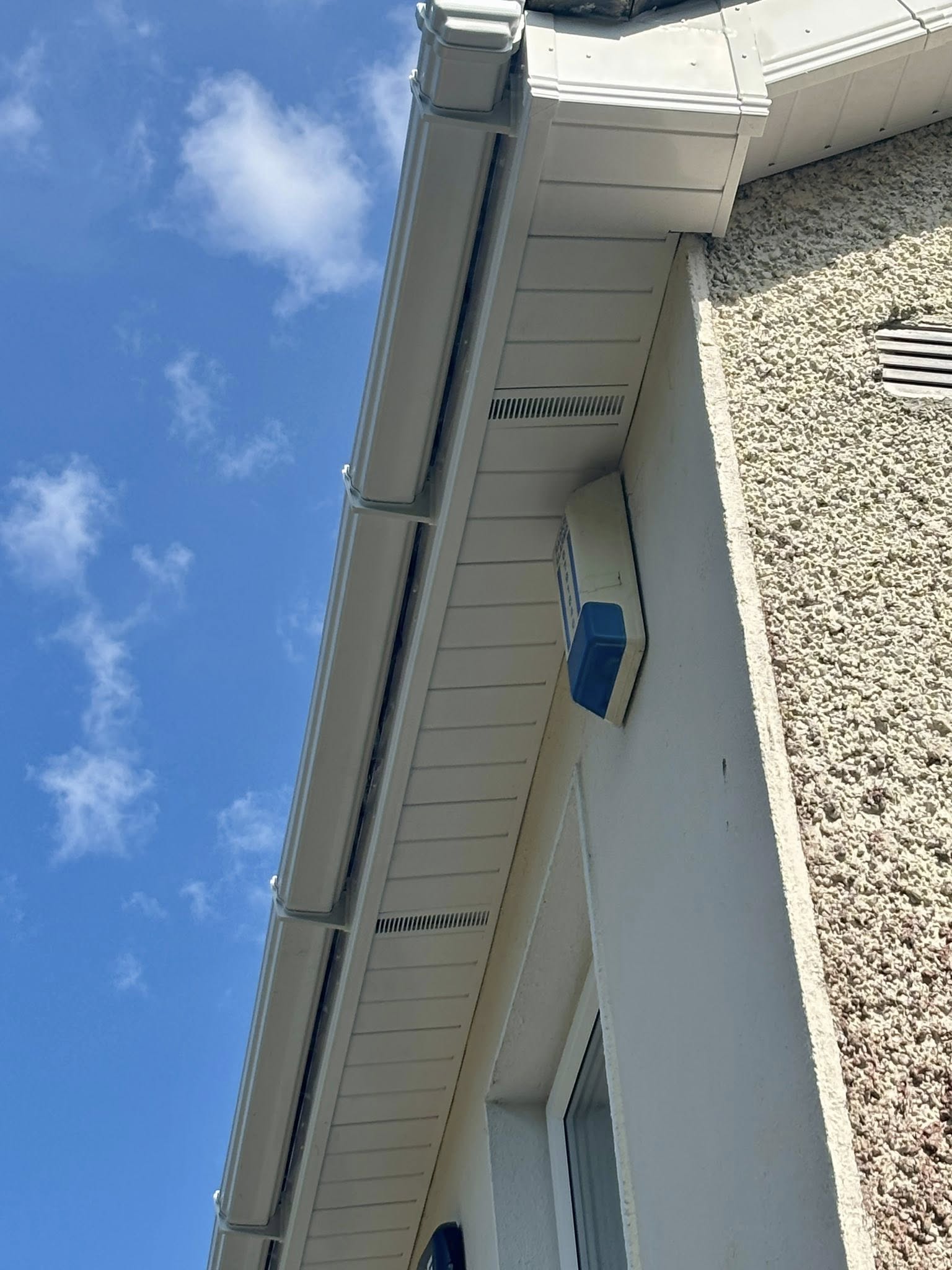 Gutter installation by GV Roofing