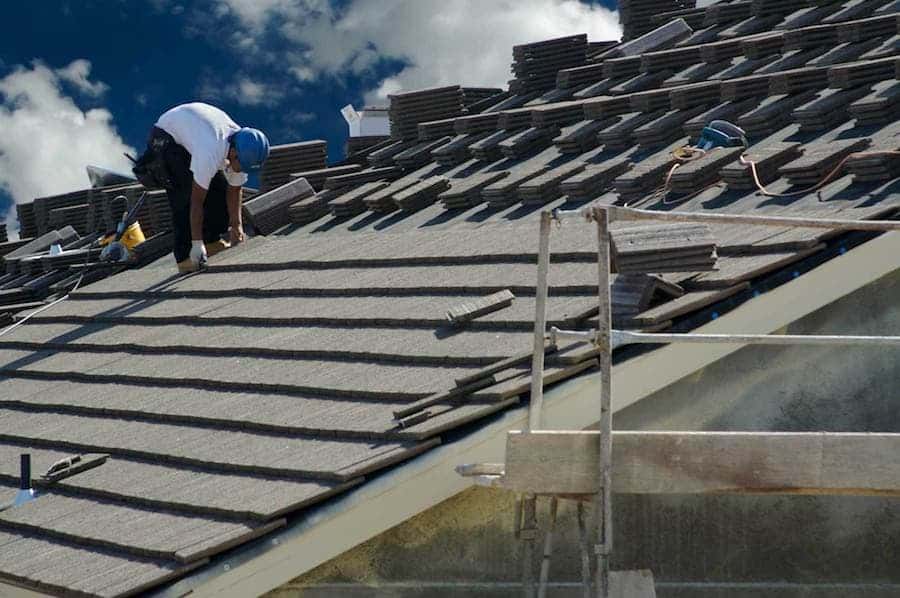 Quality roof repair work
