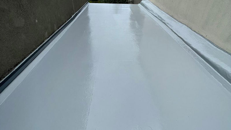 Modern Lava 20 flat roof system installation on property in Kildare by roofing contractors