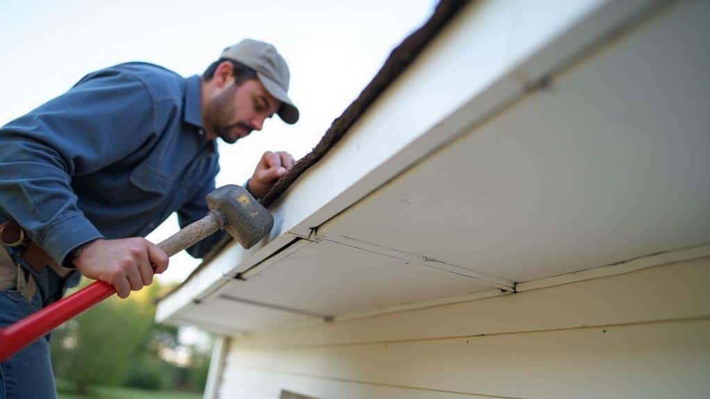 Roofers replacing fascia boards and roofline in Kildare Ireland
