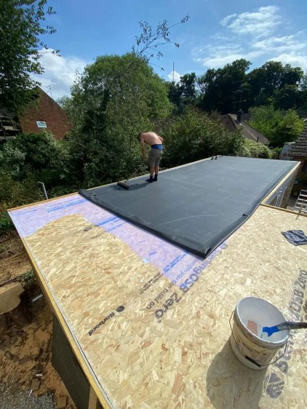 Professional flat roof specialists repairing and installing flat roof in Kildare Ireland