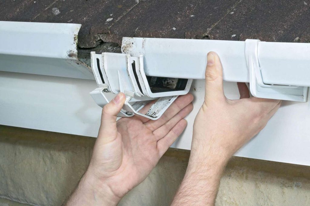 Professional gutter leak repair and gutter maintenance service in Wicklow Ireland