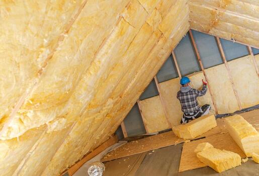 Professional attic insulation installation service in Wicklow Ireland by GV Roofing Services