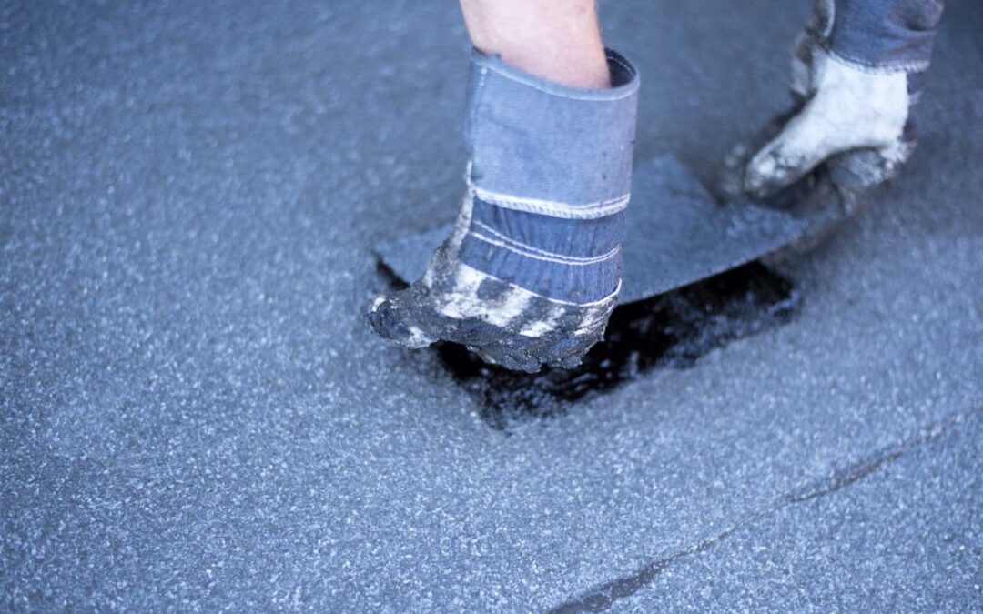 Professional flat roof leak repair and waterproofing service in Dublin Ireland
