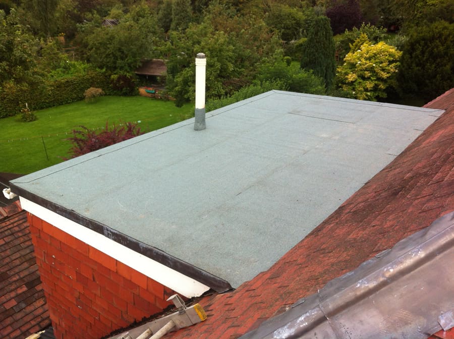 Professional flat roof installation in Blanchardstown including torch-on felt roofing, waterproof flat roof systems, and roof replacement services.