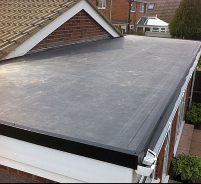 Professional flat roof installation and waterproof flat roofing service in Lucan Dublin Ireland by GV Roofing Services